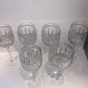 Lenox vintage wine glass lead crystal 8 3/4 inch high beautiful NWOT price firm